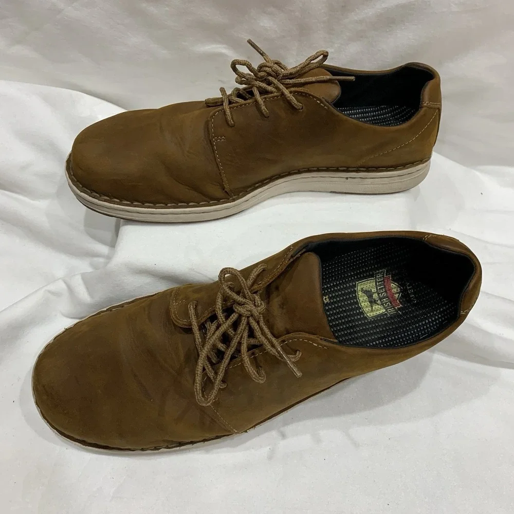 Irish Setter Kasson Aluminum Safety Toe Oxfords Leather Men's SZ-12 Casual Shoes